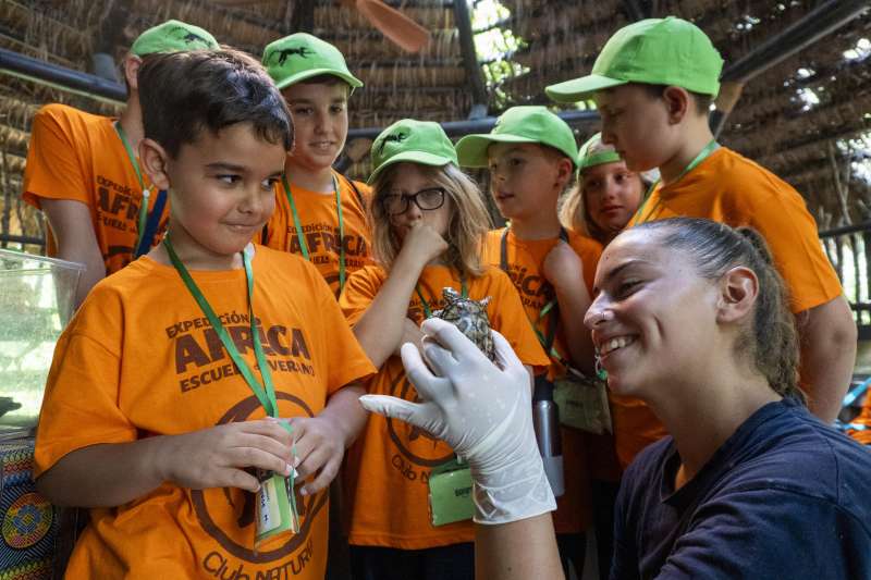 "Expedición África", escuela de vacaciones de BIOPARC Valencia. / EPDA
