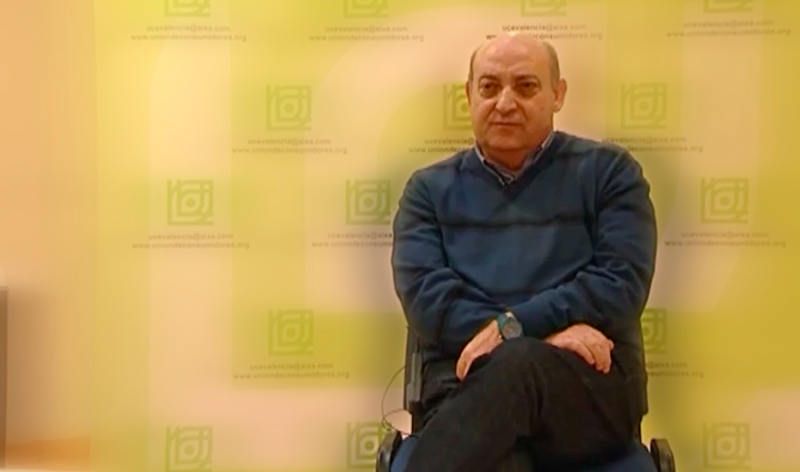 El presidente de la confederación vecinal, Juan Antonio Caballero