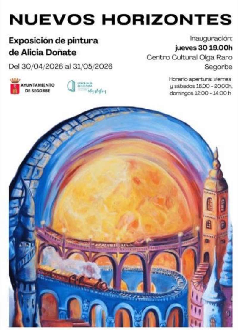 Cartel de la exposición de Alicia Doñate. EPDA