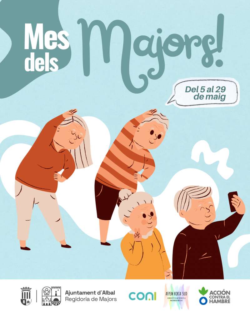 Cartel del "Mes dels majors"./EPDA
