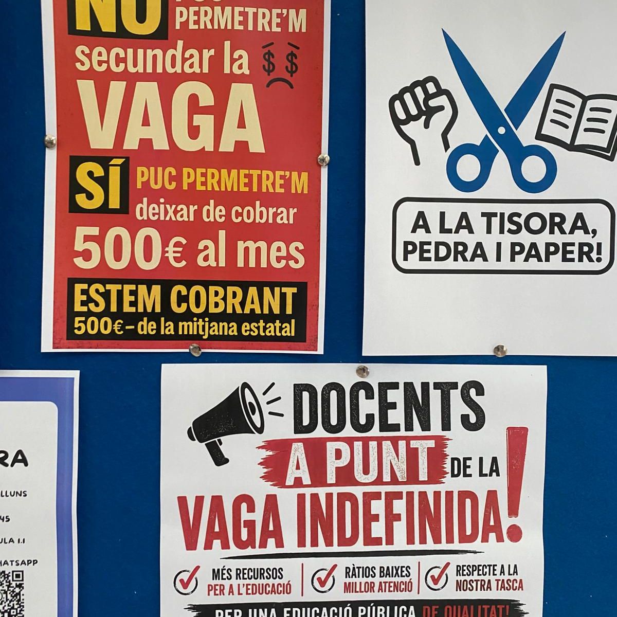 Carteles colocados por el profesorado del IES Clara Campoamor de Alaquàs. Carteles colocados por el profesorado del IES Clara Campoamor de Alaquàs.