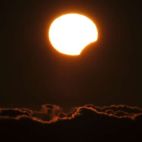 Imagen de archivo del eclipse solar que se produjo el 8 de abril de 2024.