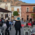 Un dels espectacles del Festival Olocau d'Orella al carrer.