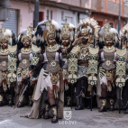 Una de las filaes moras de los Moros y Cristianos de Sedaví.