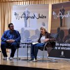 L’Alcalde de Nules, David García, amb Manuela Carmena.