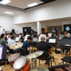 Orquestra de la SAM Alginet assajant.