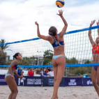 Voley en la playa del Racó de Mar de Canet d'en Berenguer.