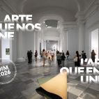 Cartel oficial del Día Internacional de los Museos 2026 en el Centre del Carme de València bajo el lema 'El arte que nos une'