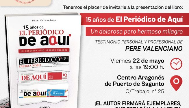 Cartel de la presentación de este viernes.
