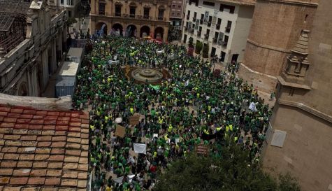 Concentración educativa de este lunes, día 18 de mayo, en Castelló. Concentración educativa de este lunes, día 18 de mayo, en Castelló.