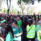 Manifestación educativa la semana pasada en el Port de Sagunt.