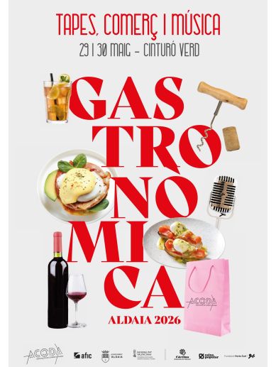 Cartel de la feria 'GASTRONÓMICA' de Aldaia. Cartel de la feria 'GASTRONÓMICA' de Aldaia.