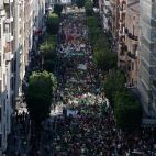 Manifestación celebrada este sábado en Valencia.