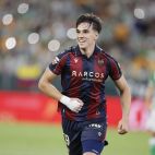 El delantero del Levante Carlos Espí celebra el gol marcado ante el Real Betis durante el partido de la última jornada que Real Betis y Levante disputan en el Estadio de La Cartuja de Sevilla. El delantero del Levante Carlos Espí celebra el gol marcado ante el Real Betis durante el partido de la última jornada que Real Betis y Levante disputan en el Estadio de La Cartuja de Sevilla.