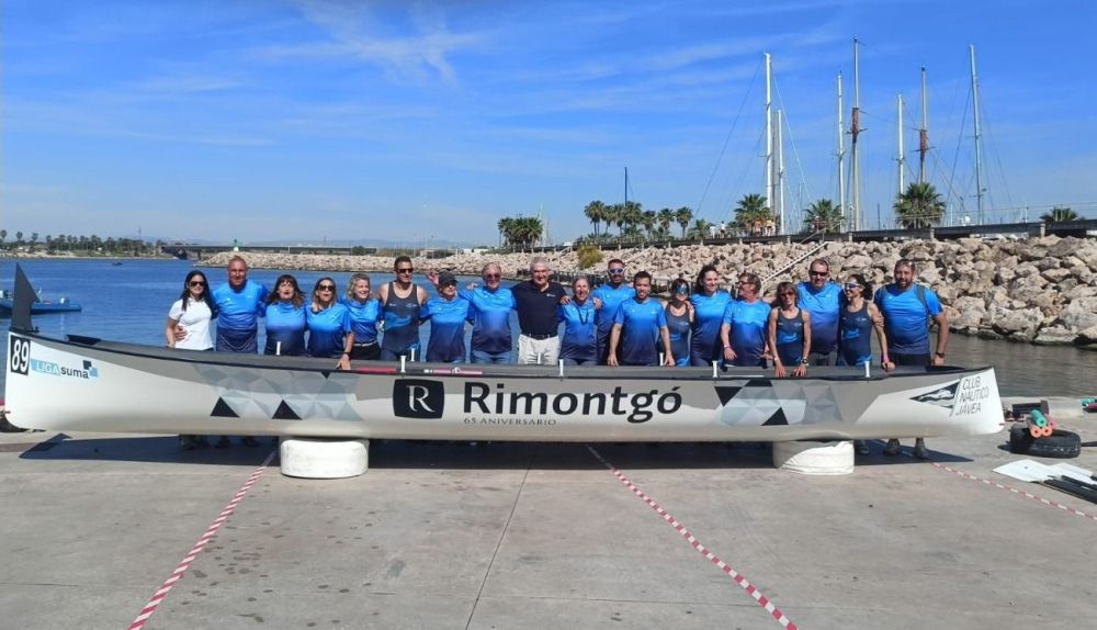 Integrantes del equipo de remo del Club Náutico de Jávea. / EPDA Integrantes del equipo de remo del Club Náutico de Jávea. / EPDA