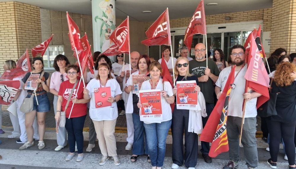 Un momento de la huelga en Castellón. Un momento de la huelga en Castellón.
