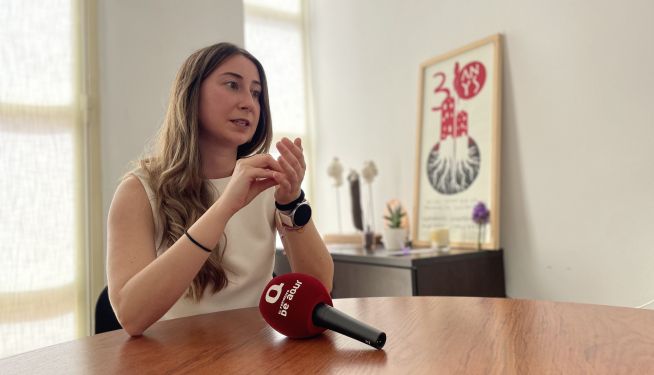L'alcaldessa de Quart de les Valls, en un instant de l'entrevista concedida a El Periódico de Aquí. L'alcaldessa de Quart de les Valls, en un instant de l'entrevista concedida a El Periódico de Aquí.