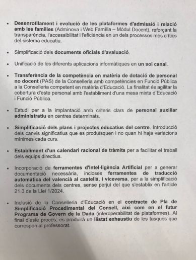 Propuesta de simplificación burocrática.