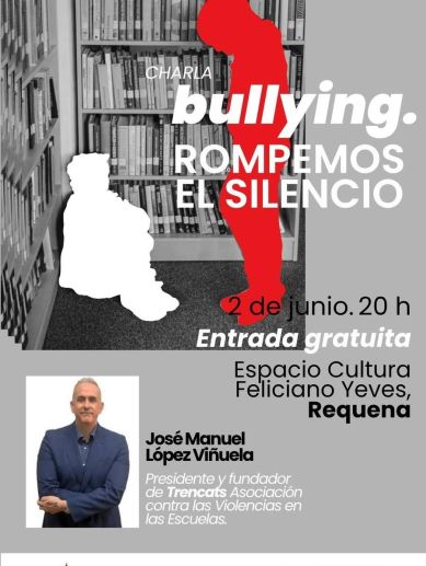 Cartel informativo de las jornadas de sensibilización contra el bullying.