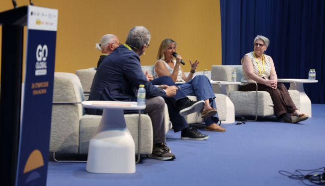 Mesa redonda del Congreso Go Global en Feria Valencia. / EPDA Mesa redonda del Congreso Go Global en Feria Valencia. / EPDA