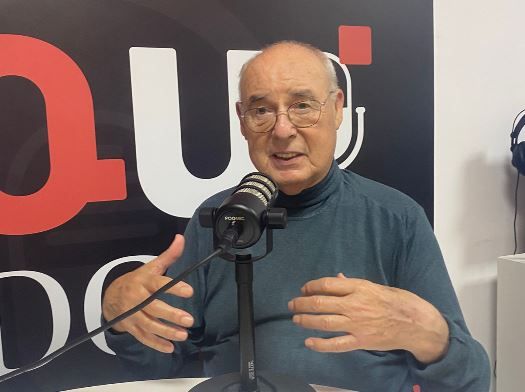 Baltasar Bueno durante su entrevista en el podcast Líderes de Aquí, de Pere Valenciano.