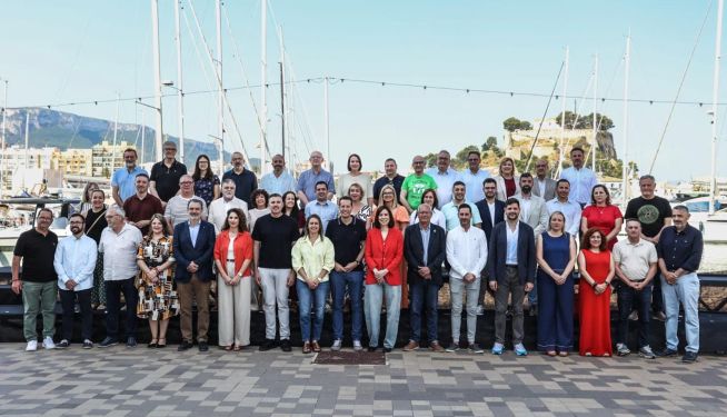 Encuentro de los socialistas valencianos este sábado en Dénia en una imagen facilitada por el PSPV.