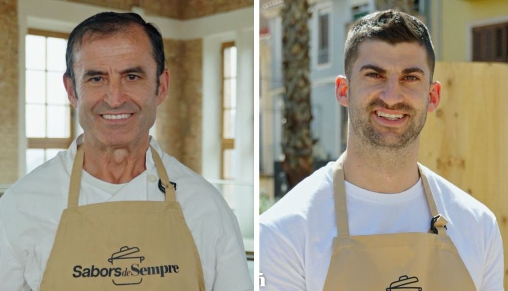Luis Castañ pare i fill protagonitzen el duel gastronòmic de Sabors de sempre per a reinterpretar el tradicional pastís d’Onda. / À Punt Luis Castañ pare i fill protagonitzen el duel gastronòmic de Sabors de sempre per a reinterpretar el tradicional pastís d’Onda. / À Punt