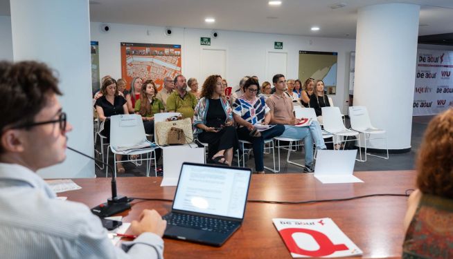 Un instante de las jornadas. Un instante de las jornadas.
