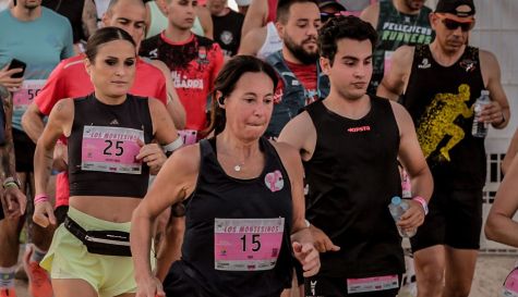 Josep Barberá junto a la famosa atleta Verdeliss./ EPDA Josep Barberá junto a la famosa atleta Verdeliss./ EPDA