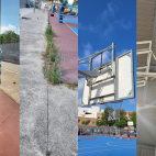 Algunas de las deficiencias denunciadas en el pabellón José Veral del Port de Sagunt. Algunas de las deficiencias denunciadas en el pabellón José Veral del Port de Sagunt.