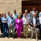 La alcaldesa de Benicàssim, Susana Marqués, durante su intervención en la jornada “20 años de acción climática local” celebrada en Castelldefels. / EPDA