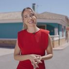 La presentadora Berta Báidez. / À Punt