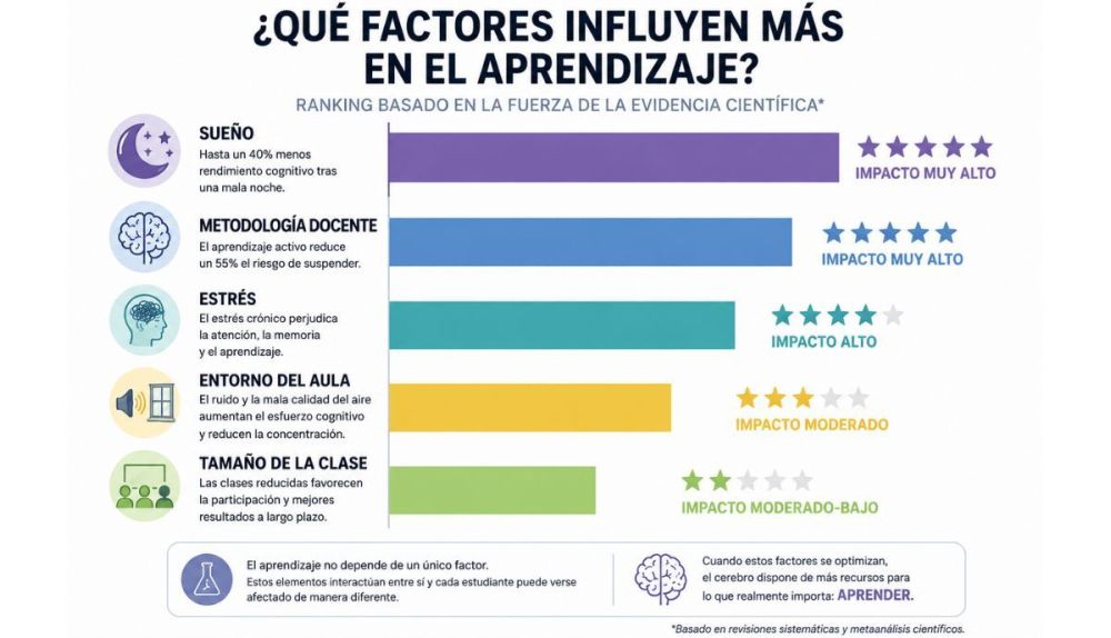 Factores que influyen en el aprendizaje./ Esther Lluch