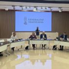 Mesa de negociación entre la Conselleria de Educación y los sindicatos de docentes de la Comunitat Valenciana, de este viernes, 5 de junio.