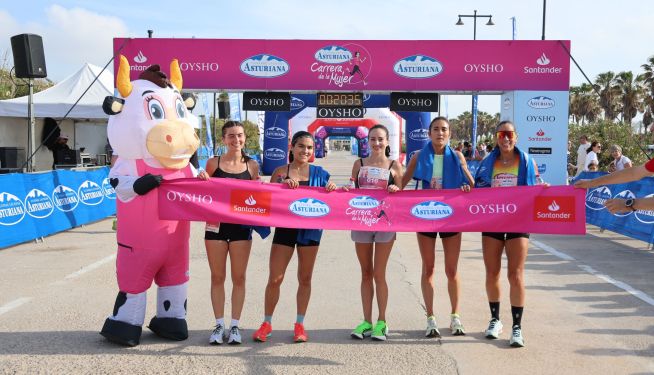 Ganadoras de la Carrera de la Mujer de Valencia. Ganadoras de la Carrera de la Mujer de Valencia.