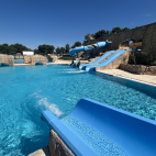 Instalaciones acuáticas de Segóbriga Park, que abre sus puertas el próximo 12 de junio. / EPDA