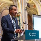 Imagen de archivo del president de la Diputació, Vicent Mompó. / EPDA