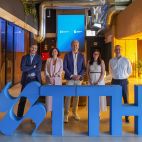 De izquierda a derecha, Gino Russo, Iciar Tamarit, Francesc Pons, Amparo Martínez y Alfredo Sanmartín durante la presentación de Savia Innova 2026.