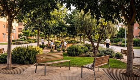 Así será el nuevo corazón verde de València tras el soterramiento de las vías