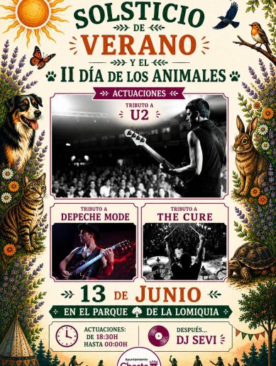 Cartel anunciador de la tercera edición de su Solsticio de Verano.