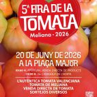 Cartel de la V Fira de la Tomata de Meliana.