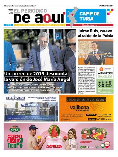 TURIA JUNIO 2026   PORTADA