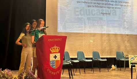 Clausura de l'Aula Oberta 2026 a Quartell amb la defensa de l'ensenyament públic