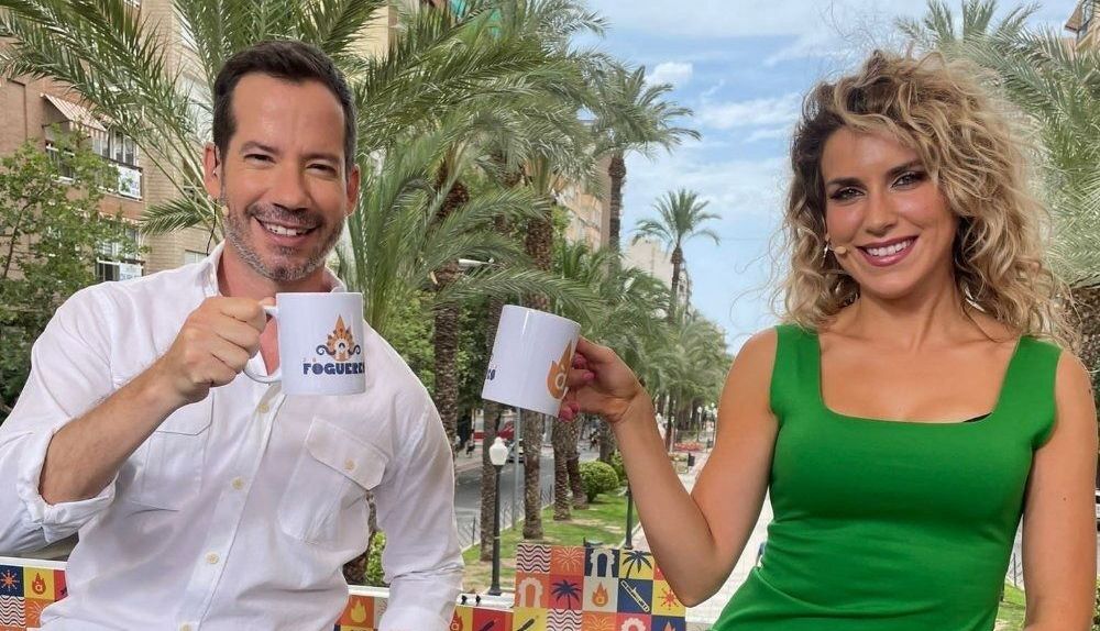 Ferran Cano i Maria Fuster, presentadors del set d'À Punt que enguany estarà a Diputació. / À Punt