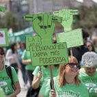 Imagen de archivo de la manifestación del profesorado de la Comunitat Valenciana. / EFE-Biel Aliño Imagen de archivo de la manifestación del profesorado de la Comunitat Valenciana. / EFE-Biel Aliño