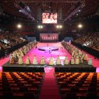 El acto de elección de las Falleras Mayores de Valencia en la Fonteta de Sant Lluís en una edición pasada. El acto de elección de las Falleras Mayores de Valencia en la Fonteta de Sant Lluís en una edición pasada.