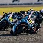 Jóvenes pilotos de la MIR Racing Aspar Cup durante una de las pruebas disputadas en el Circuit Ricardo Tormo de Cheste. Jóvenes pilotos de la MIR Racing Aspar Cup durante una de las pruebas disputadas en el Circuit Ricardo Tormo de Cheste.