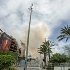 La Pirotecnia Crespo queda descalificada al no llegar al tiempo mínimo exigido del concurso de mascletaes de las Hogueras de San Juan en Alicante. / Ayuntamiento de Alicante