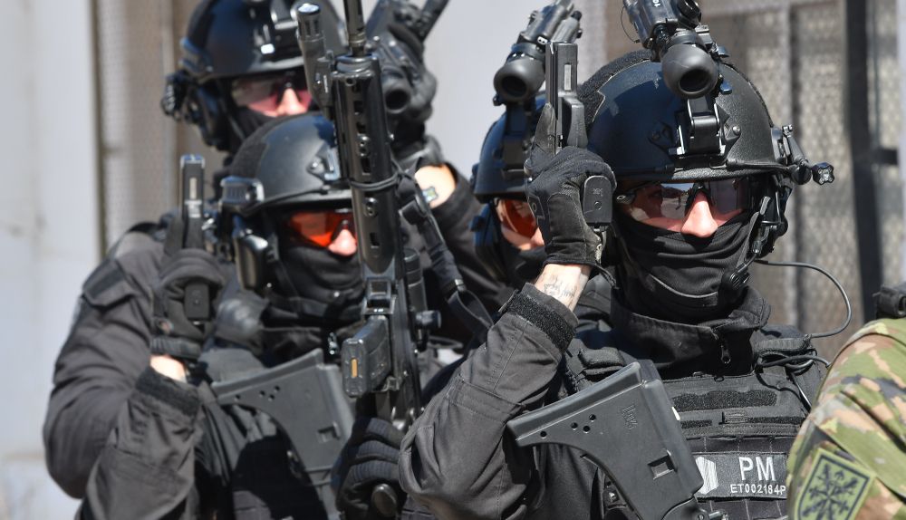 Militares durante las maniobras del ejercicio Ángel Guardián 26, el mayor simulacro de este tipo a nivel nacional y OTAN. / Ministerio de Defensa Militares durante las maniobras del ejercicio Ángel Guardián 26, el mayor simulacro de este tipo a nivel nacional y OTAN. / Ministerio de Defensa