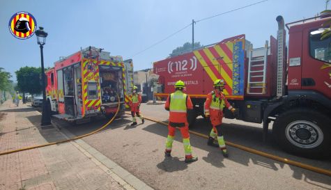 Incendio en Estivella. 